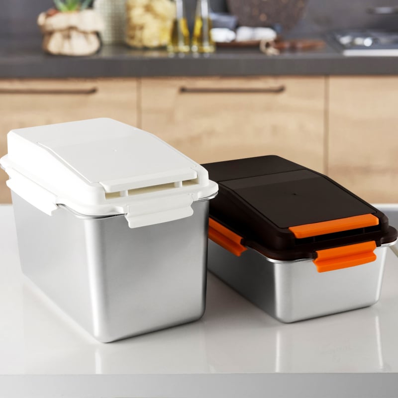 Kutija za skladištenje riže; 304 nehrđajući čelik; otporan na vlagu; zaštita od štetnika (Zapremina 9–10 L)