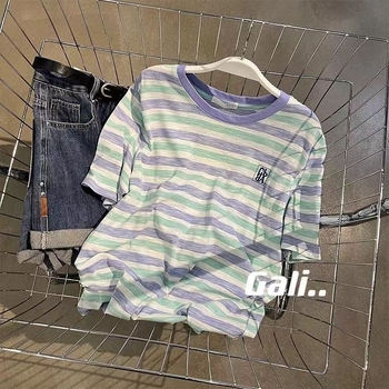 Žensko Chenille T-shirt sa Spandexom, polo ovratnik, slobodan kroj, rukavi u stilu princeze