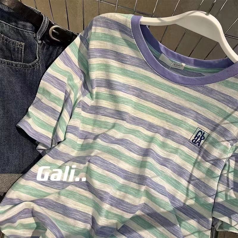 Žensko Chenille T-shirt sa Spandexom, polo ovratnik, slobodan kroj, rukavi u stilu princeze