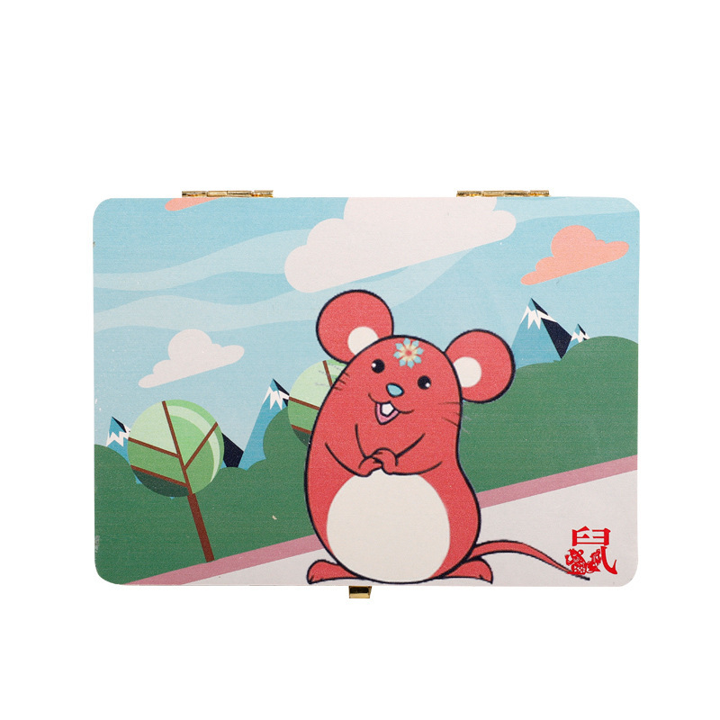 Drevena kutija za uspomene na zube i kosu djeteta – porijeklo Shandong, za djecu 4–6 godina, za dječake i djevojčice