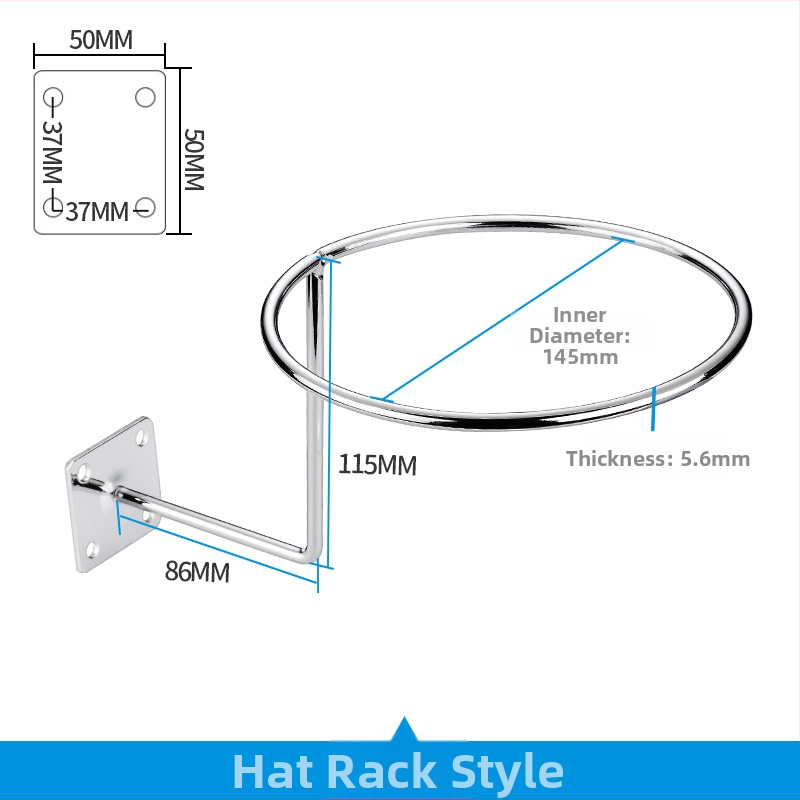Suport de perete din fier pentru mingi, cârlig unic, design modern minimalist, încărcare maximă 5 kg, potrivit pentru mingi de baschet și fotbal
