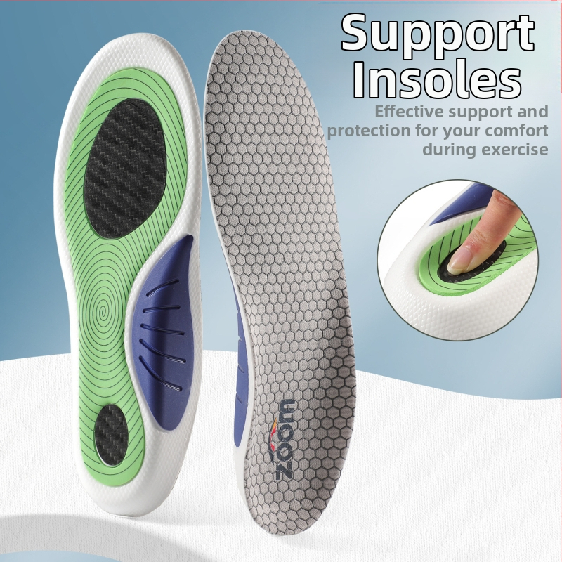 Whale uložak: ortopedni cijeli uložak s PU amortizatorom, TPU potpora luka i karbonska pločica, prozračan, antibakterijski, upija znoj, za sportsku obuću i košarku