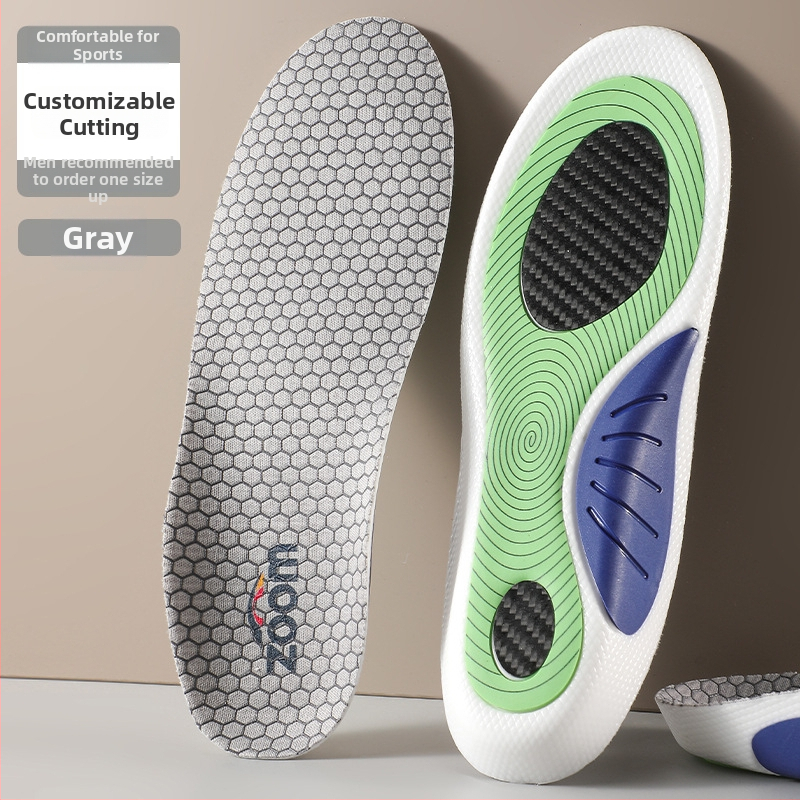 Whale uložak: ortopedni cijeli uložak s PU amortizatorom, TPU potpora luka i karbonska pločica, prozračan, antibakterijski, upija znoj, za sportsku obuću i košarku