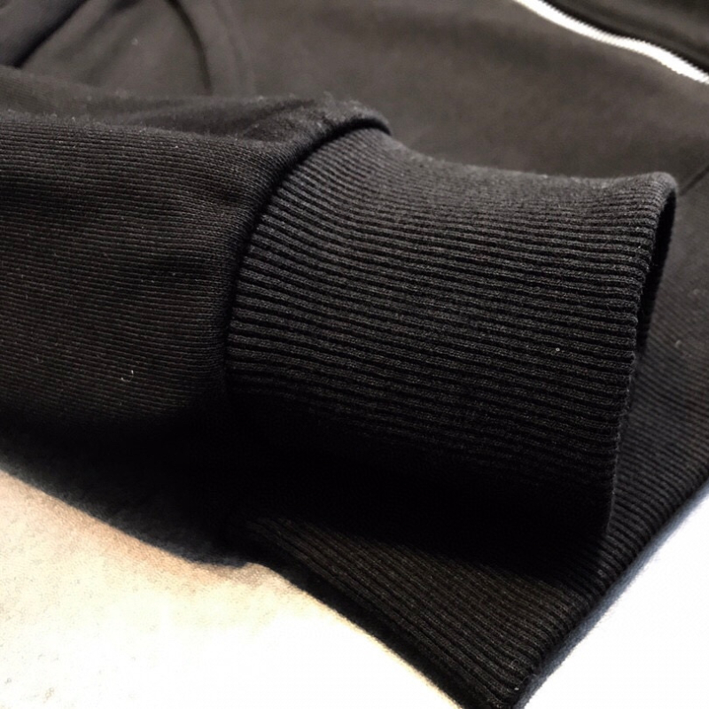 Βαμβακερό φούτερ με κουκούλα, φερμουάρ, εκτύπωση με κείμενο, χαλαρή γραμμή, ιαπωνο-κορεατικό casual στυλ