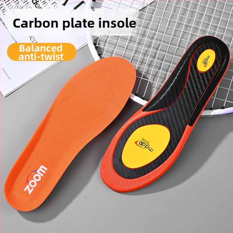 Uložak za sportske tenisice s karbonskom pločom i potporom luka — protuklizni, apsorpcija udara, antibakterijski i upija znoj