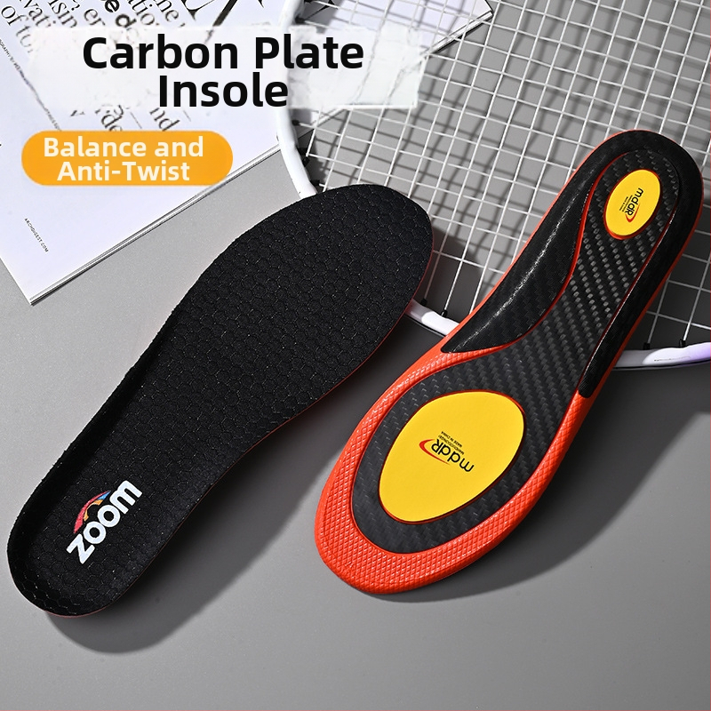Uložak za sportske tenisice s karbonskom pločom i potporom luka — protuklizni, apsorpcija udara, antibakterijski i upija znoj