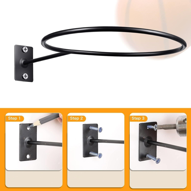 Stenska kovna polica za skladištenje, jednostavan moderan dizajn, 1 razina, vijačnim ugradnjom, multifunkcionalna