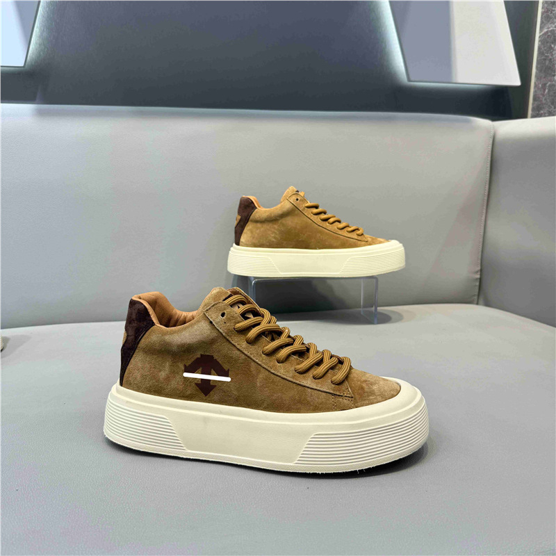 Muške tenisice s kožnim gornjim dijelom, nizak profil, vezanje, lagane za tenis