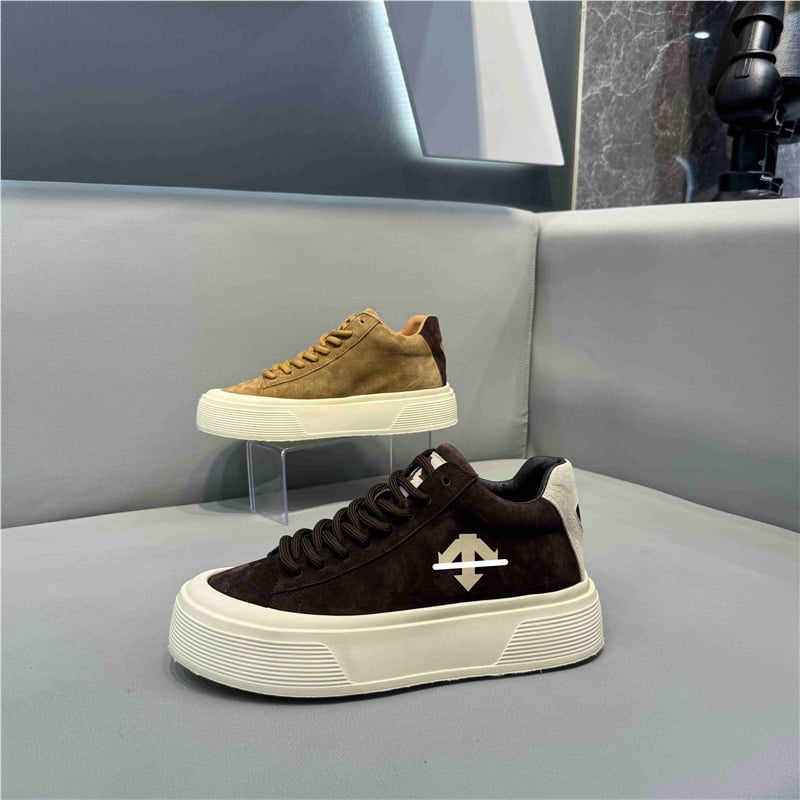 Muške tenisice s kožnim gornjim dijelom, nizak profil, vezanje, lagane za tenis