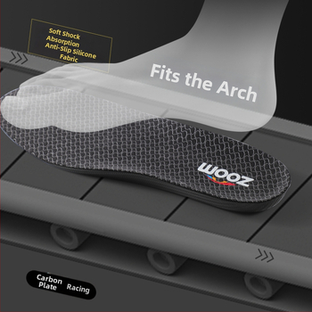 Bežačka uložak s karbonskom pločom i TPU okvirom – ortopedni cijeli uložak, model 5207-2, pogodna za tenisice, čizme, casual i radnu obuću
