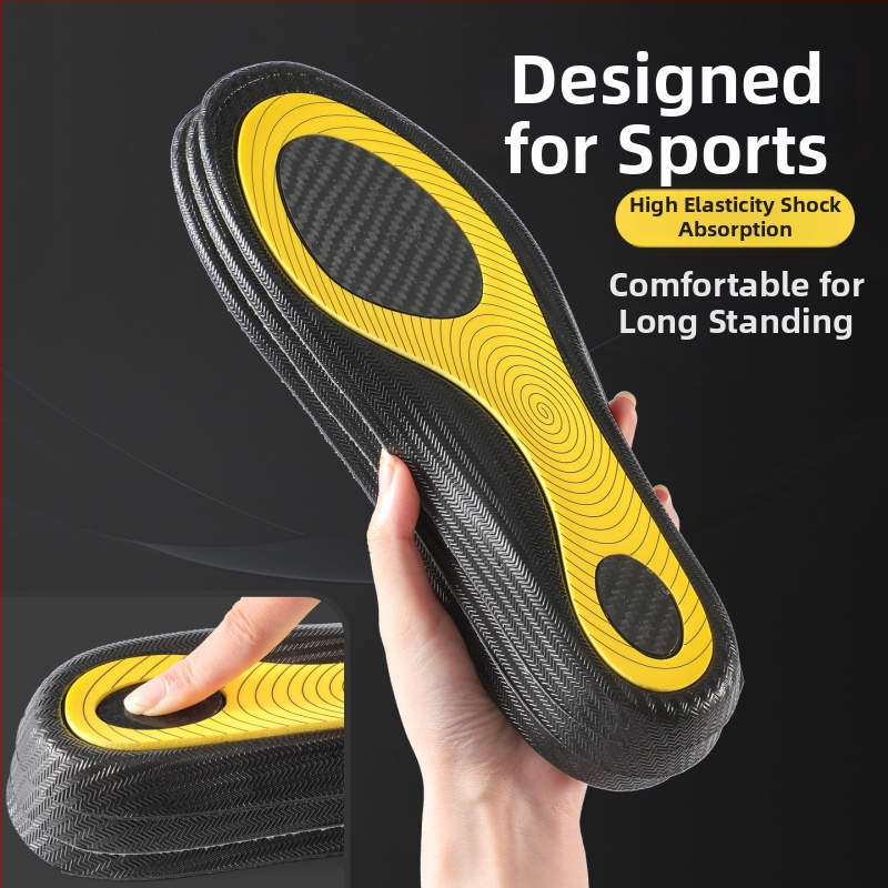 Bežačka uložak s karbonskom pločom i TPU okvirom – ortopedni cijeli uložak, model 5207-2, pogodna za tenisice, čizme, casual i radnu obuću