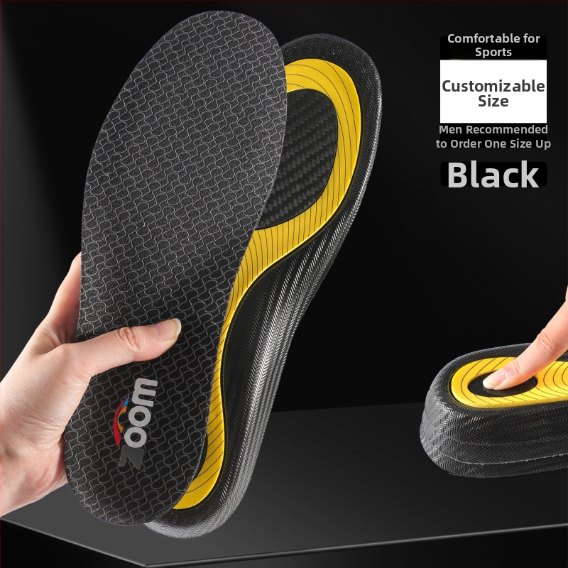 Bežačka uložak s karbonskom pločom i TPU okvirom – ortopedni cijeli uložak, model 5207-2, pogodna za tenisice, čizme, casual i radnu obuću