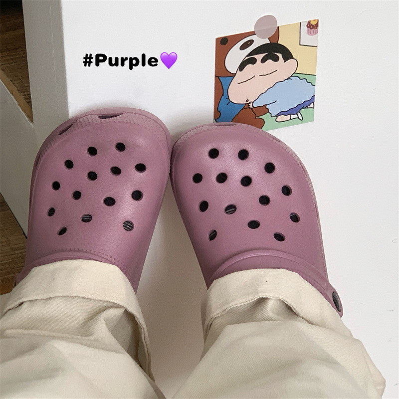 Sandale EVA pentru femei, cu spate deschis, antiderapante, respirante, talpă de 5 cm