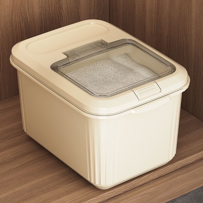 Metalni spremnik za skladištenje riže i žitarica – zatvoren, otporan na insekte i vlagu, jednostavan moderan stil, marke Yuan Jia Ju, model 775133456696