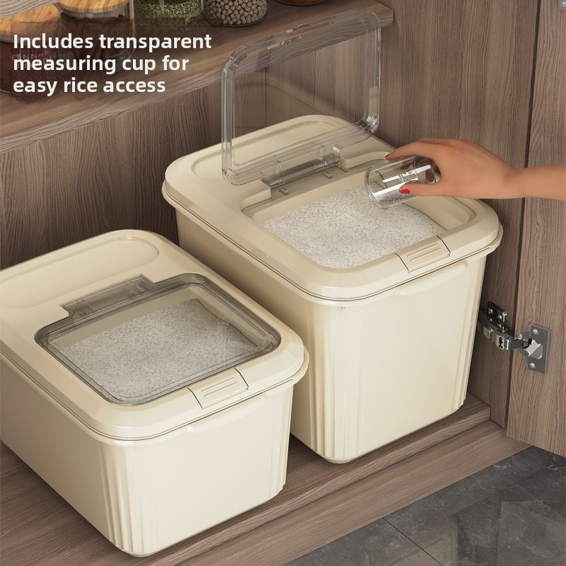 Metalni spremnik za skladištenje riže i žitarica – zatvoren, otporan na insekte i vlagu, jednostavan moderan stil, marke Yuan Jia Ju, model 775133456696