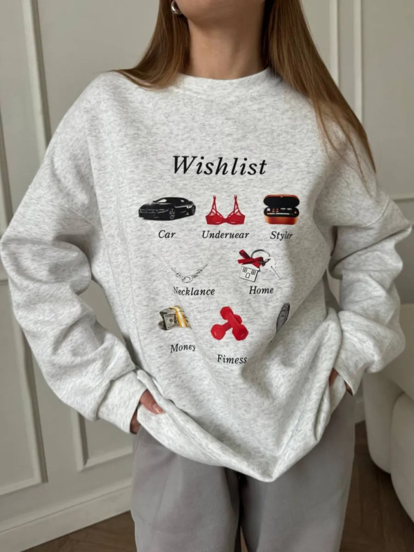 Hoodie s kapuljom – anime crtani uzorak, slobodan kroj, srednja duljina, pamuk