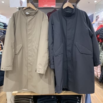 Palton bărbătesc cu strat detașabil, guler înalt, fermoar, material din bumbac-modal, primăvara 2025