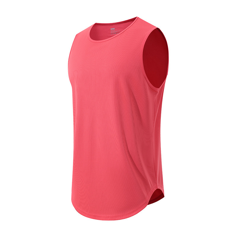 Мъжки спортен потник за бягане – бързосъхнещ, дишащ, 100% полиестер, без ръкави, за лято и пролет