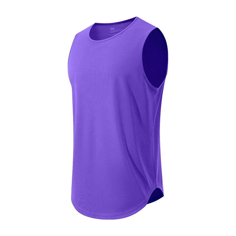 Мъжки спортен потник за бягане – бързосъхнещ, дишащ, 100% полиестер, без ръкави, за лято и пролет