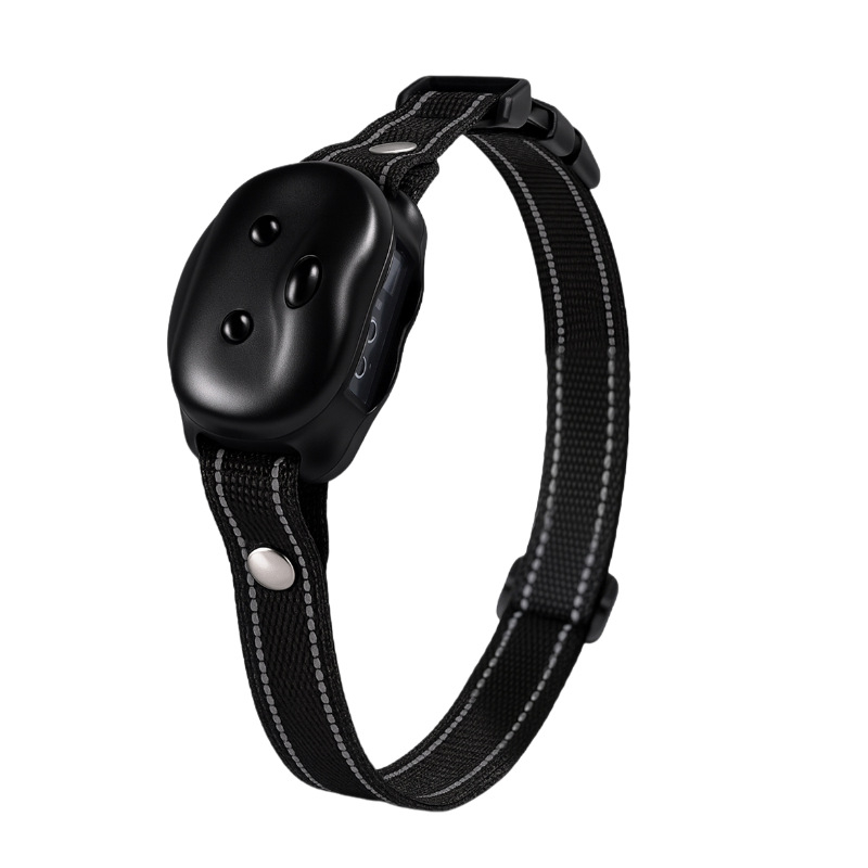 Kutya kiképző nyakörv ugatásgátlóval és vibrációval (ABS anyag, kutyák számára, privát márka)