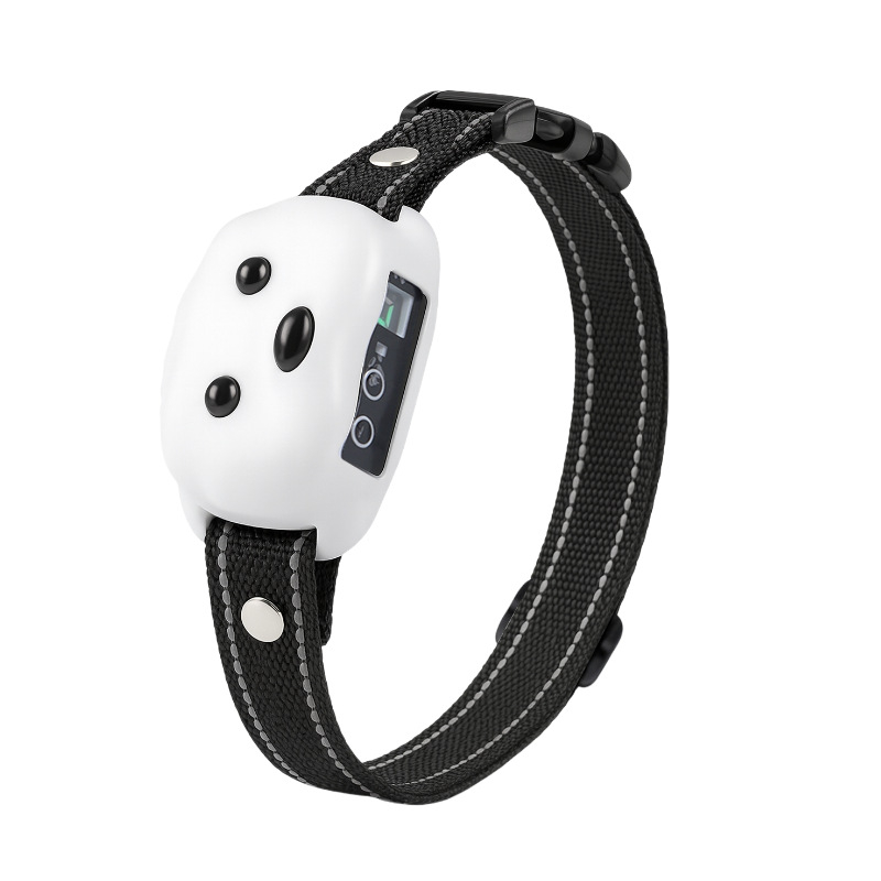 Kutya kiképző nyakörv ugatásgátlóval és vibrációval (ABS anyag, kutyák számára, privát márka)