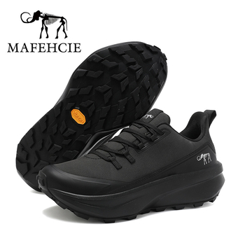 Pantofi de drumeție unisex, impermeabili, izolați, talpă aderentă, exterior din piele și textile