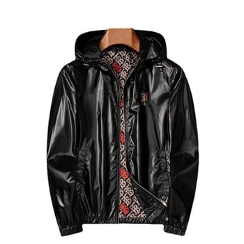 PU kožna jakna, street-hipster stil, s kapuljom, zipom, širokog kroja
