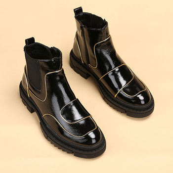 Muške Chelsea čizme s fleece podstavom, nubuk gornji dio, gumena potplat, visok gornji dio s povećanom unutarnjom visinom, protuklizne