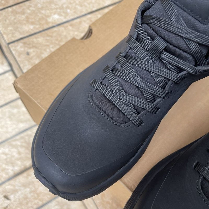 Pantofi de drumeție pentru bărbați, gleznă medie, antiderapante, rezistenți la uzură, talpă moale cu amortizare, partea superioară PU+plasă