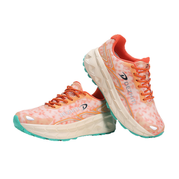 Мъжки обувки за трейл ранинг – леки и дишащи, водоустойчиви, нисък дизайн с връзки, горна част Lycra и гумена подметка за абсорбция на удара