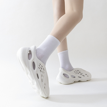 Férfi szandálok, EVA felső rész és EVA talp, légáteresztő, csúszásmentes, római Crocs stílus (60+ éveseknek)