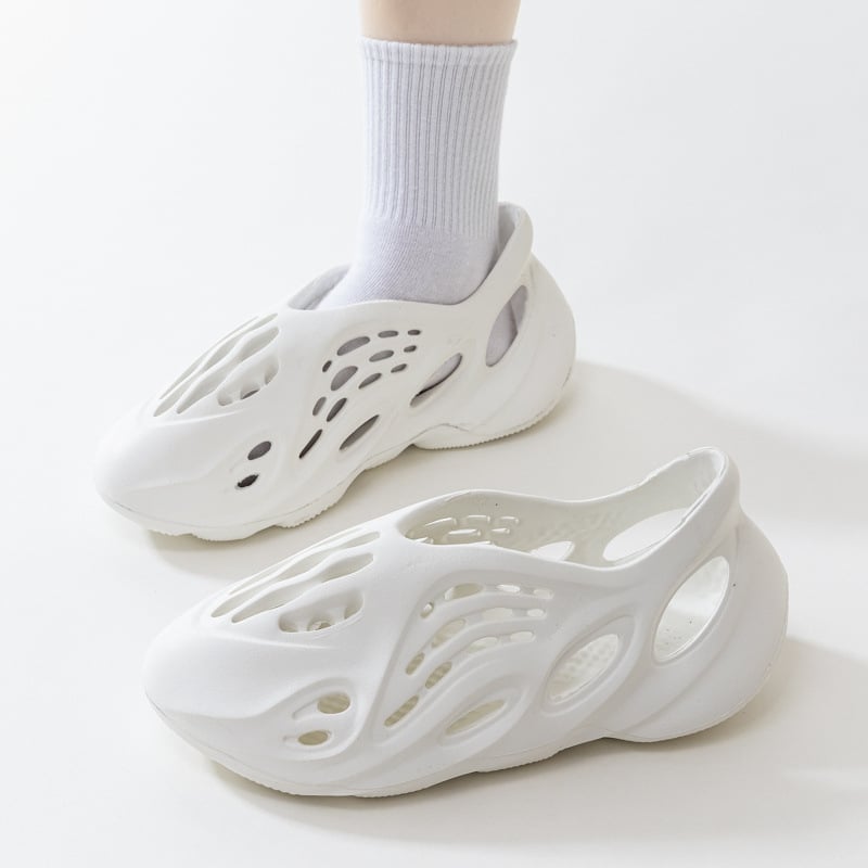 Férfi szandálok, EVA felső rész és EVA talp, légáteresztő, csúszásmentes, római Crocs stílus (60+ éveseknek)