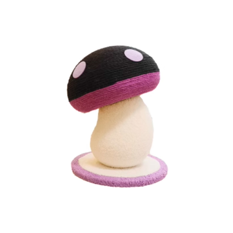 Vertikalni stup za grebanje mačaka, sisal tkanina, otporan na habanje i bez ispadanja vlakana, sladak stil, Kod proizvoda Crooked Mushroom Cat Claw Pillar