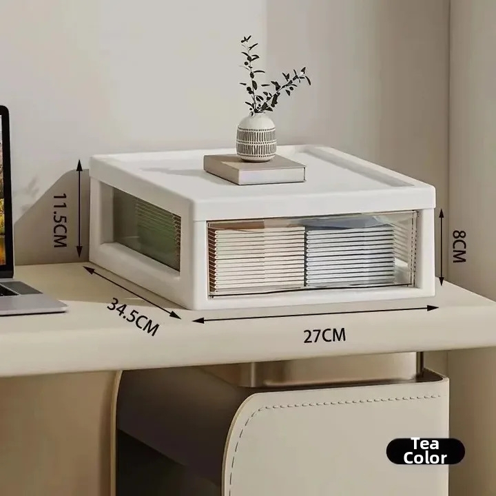 Stalak ispod stola za dokumente s 9+ slojeva — pomični, plastični, postavljen na pod