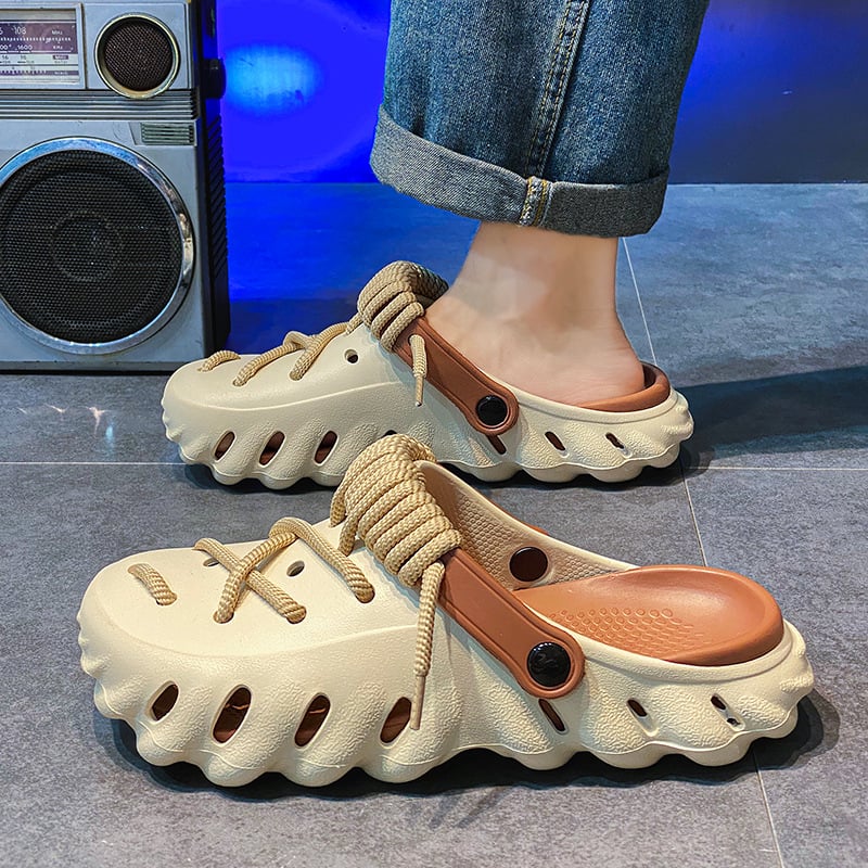 Muške slip-on sandale za plažu, prozračne, 5 cm debela EVA potplat