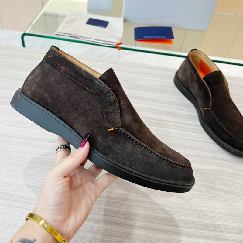 Férfi slip-on mokaszín valódi bőrből, gumírozott talppal, casual stílus, kerek orr, felsőrész: valódi bőr; talp: gumi; belső: marhabőr; ősz 2024