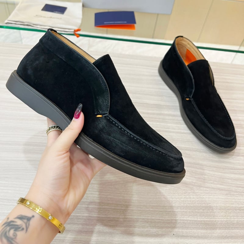 Férfi slip-on mokaszín valódi bőrből, gumírozott talppal, casual stílus, kerek orr, felsőrész: valódi bőr; talp: gumi; belső: marhabőr; ősz 2024