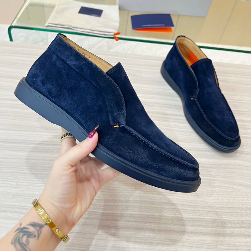 Férfi slip-on mokaszín valódi bőrből, gumírozott talppal, casual stílus, kerek orr, felsőrész: valódi bőr; talp: gumi; belső: marhabőr; ősz 2024