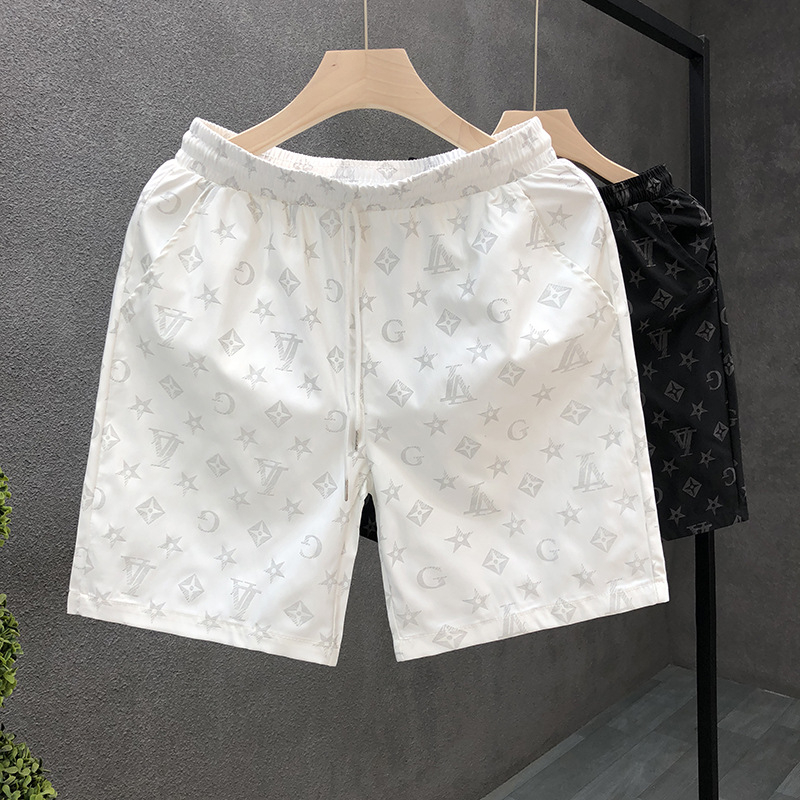 Muške ljetne šorceve: lagane šorceve za plažu, slobodan kroj, mikroelastičnost, glavni materijal 90% poliester, ljeto, sportski stil