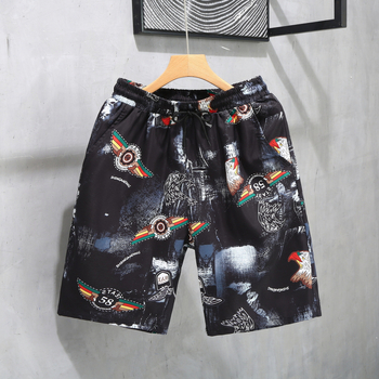 Muški ljetni sportski komplet: šorcevi i kratka majica, 100% poliester, šorcevi srednje duljine, pravi kroj, sportski stil