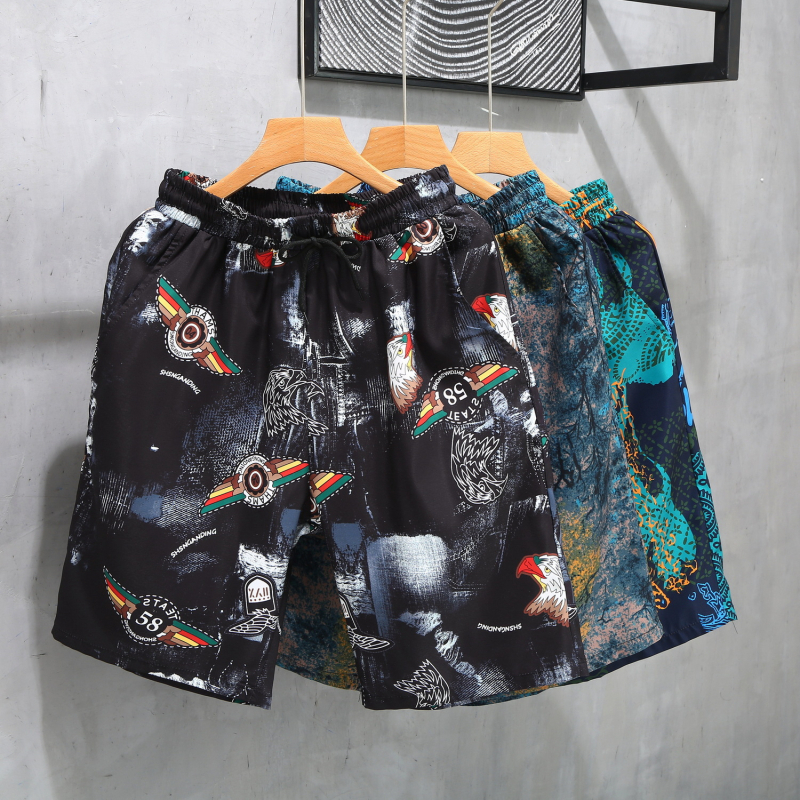 Muški ljetni sportski komplet: šorcevi i kratka majica, 100% poliester, šorcevi srednje duljine, pravi kroj, sportski stil