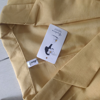 Ženski sako srednje duljine, korejskog stila ležernog kroja (dužina 50-65 cm, ovratnik sakou, dugi rukavi, kopča s jednim gumbom, materijal konopl i poliester)