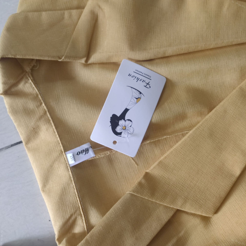 Ženski sako srednje duljine, korejskog stila ležernog kroja (dužina 50-65 cm, ovratnik sakou, dugi rukavi, kopča s jednim gumbom, materijal konopl i poliester)