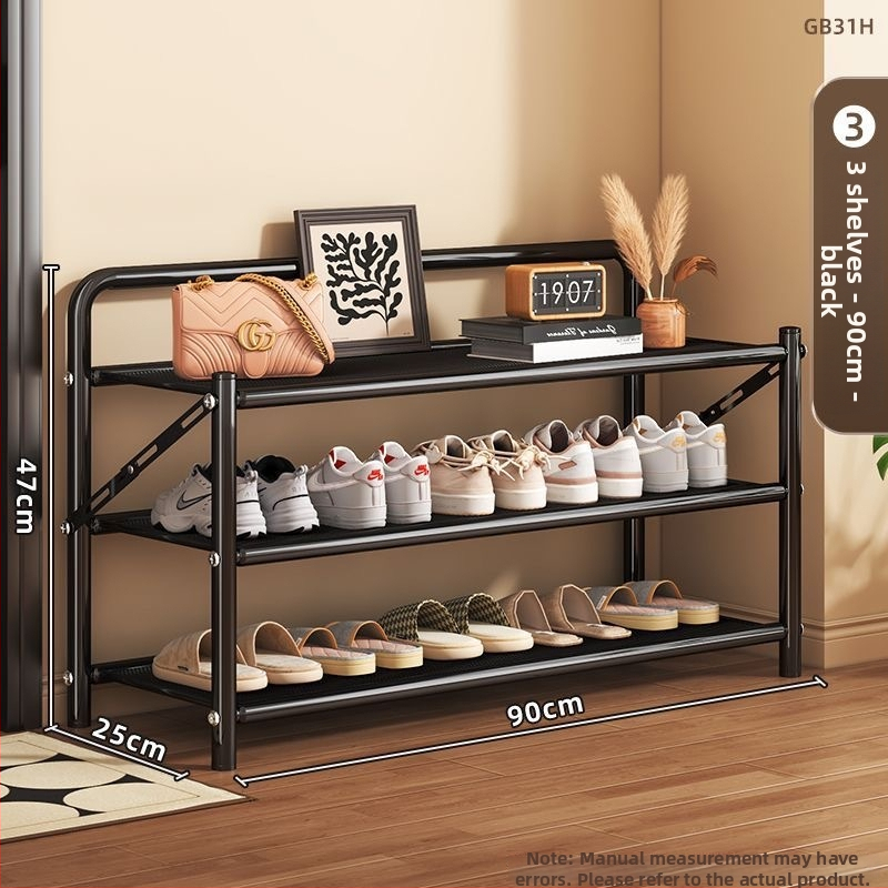 Μεταλλικός αναδιπλούμενος ραφιέρα παπουτσιών, 5 επιπέδων, επιδαπέδιος στήσιμο, κατάλληλος για αθλητικά παπούτσια, μποτάκια και ψηλά τακούνια (Μοντέλο 003)