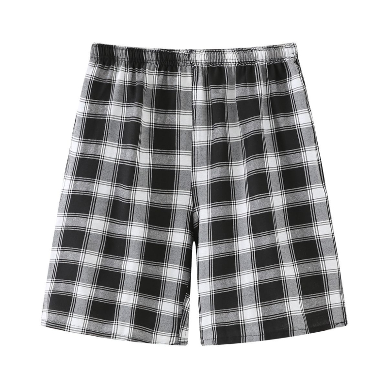 Muške kratke hlače od pamukasto-sintetičke smjese, slobodan kroj, mikroelastičan pojas