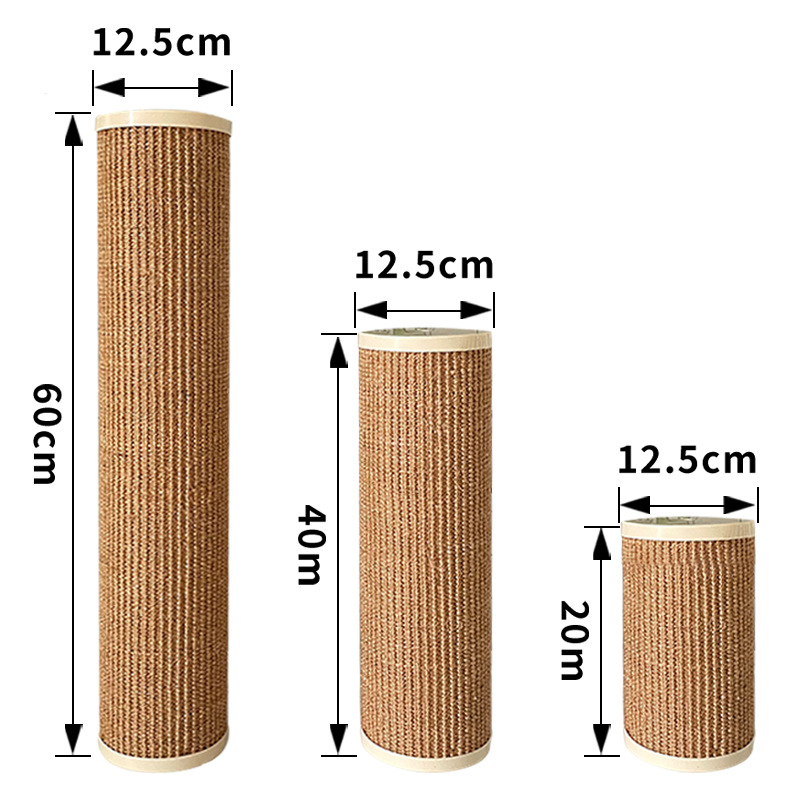 Nagy macskának mászó kerethez cserélhető oszlop, szizál, egyszerű stílus (Anyag: Sisal; Import: Nem; Stílus: Egyszerű)