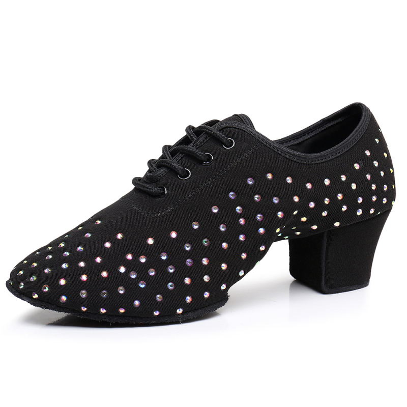 Unisex tenisice za latino ples s niskom petom i mekanom potplatom – lagane, za nastupe i vježbe