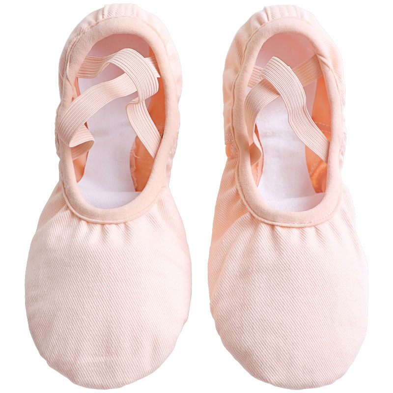 Odrasle baletanke, unisex, platneni gornji dio, kožna tabanica, prozračne, ljetne