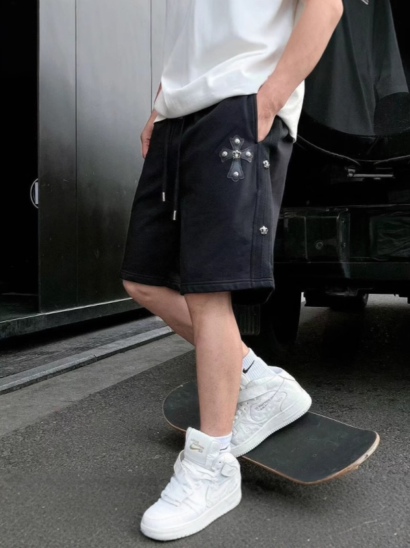 Muške šorceve za plažu s križnim šivanjem, udoban kroj, korejski stil, poliester tkanina, mikroelastičnost.