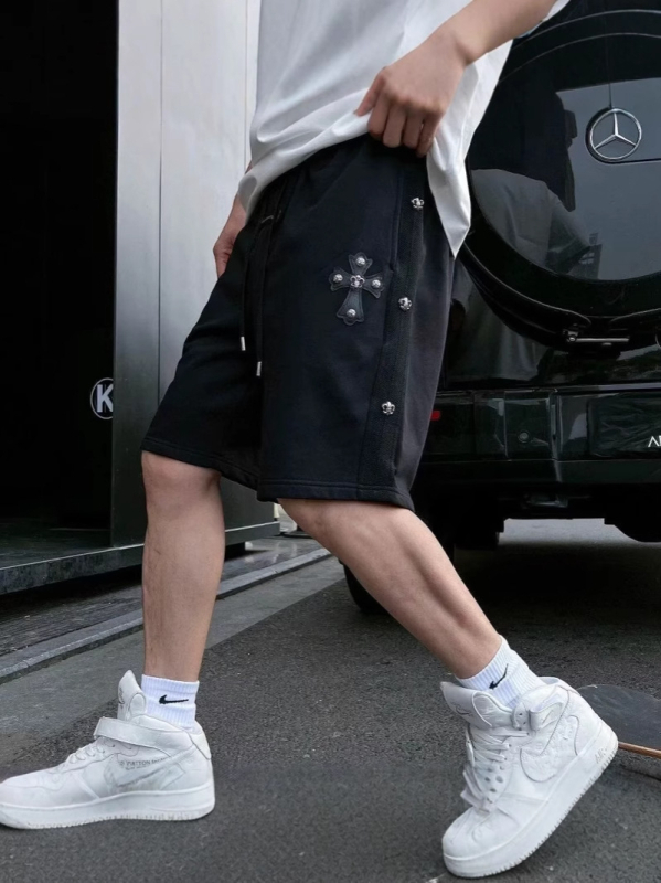 Muške šorceve za plažu s križnim šivanjem, udoban kroj, korejski stil, poliester tkanina, mikroelastičnost.